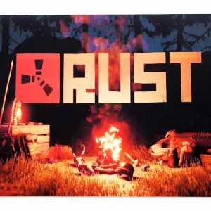 Rust-Themed Mouse Pad